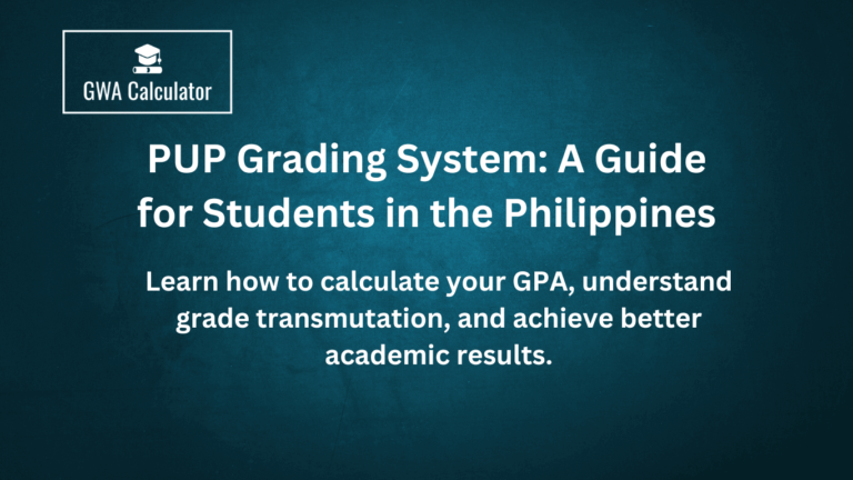 PUP Grading System