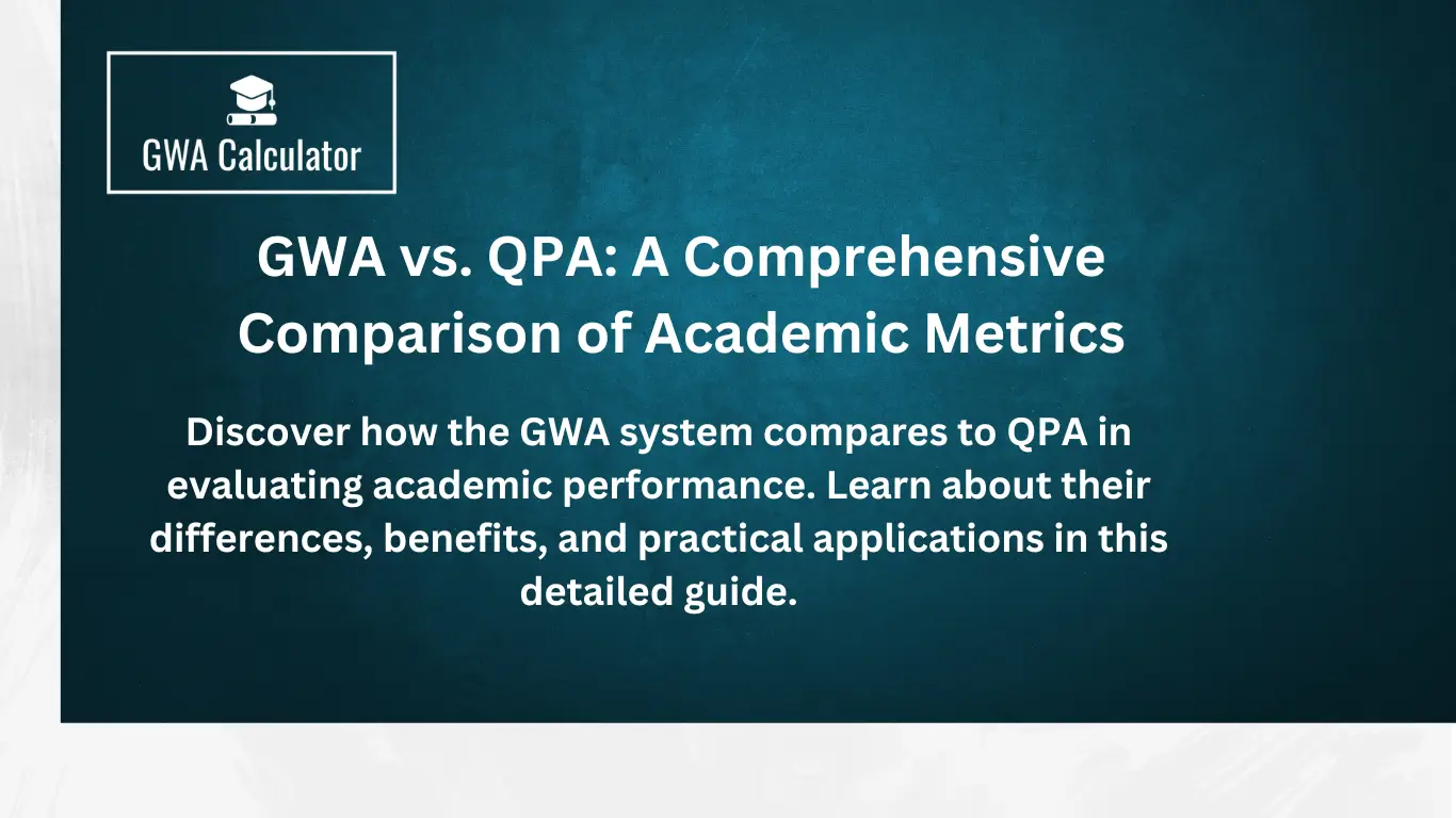 GWA vs. QPA